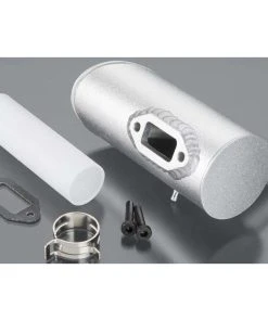 DLE Engines Muffler Left 1-Hole: DLE-120