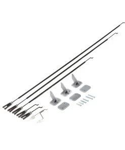 E-Flite Pushrods And Control Horn Set: P-51D