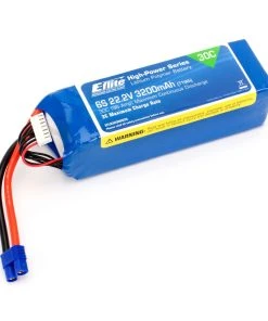 E-Flite 22.2V 3200mAh 6S 30C LiPo Battery: EC3