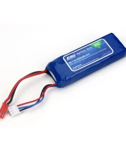 E-Flite 7.4V 800mAh 2S 30C LiPo Battery: JST