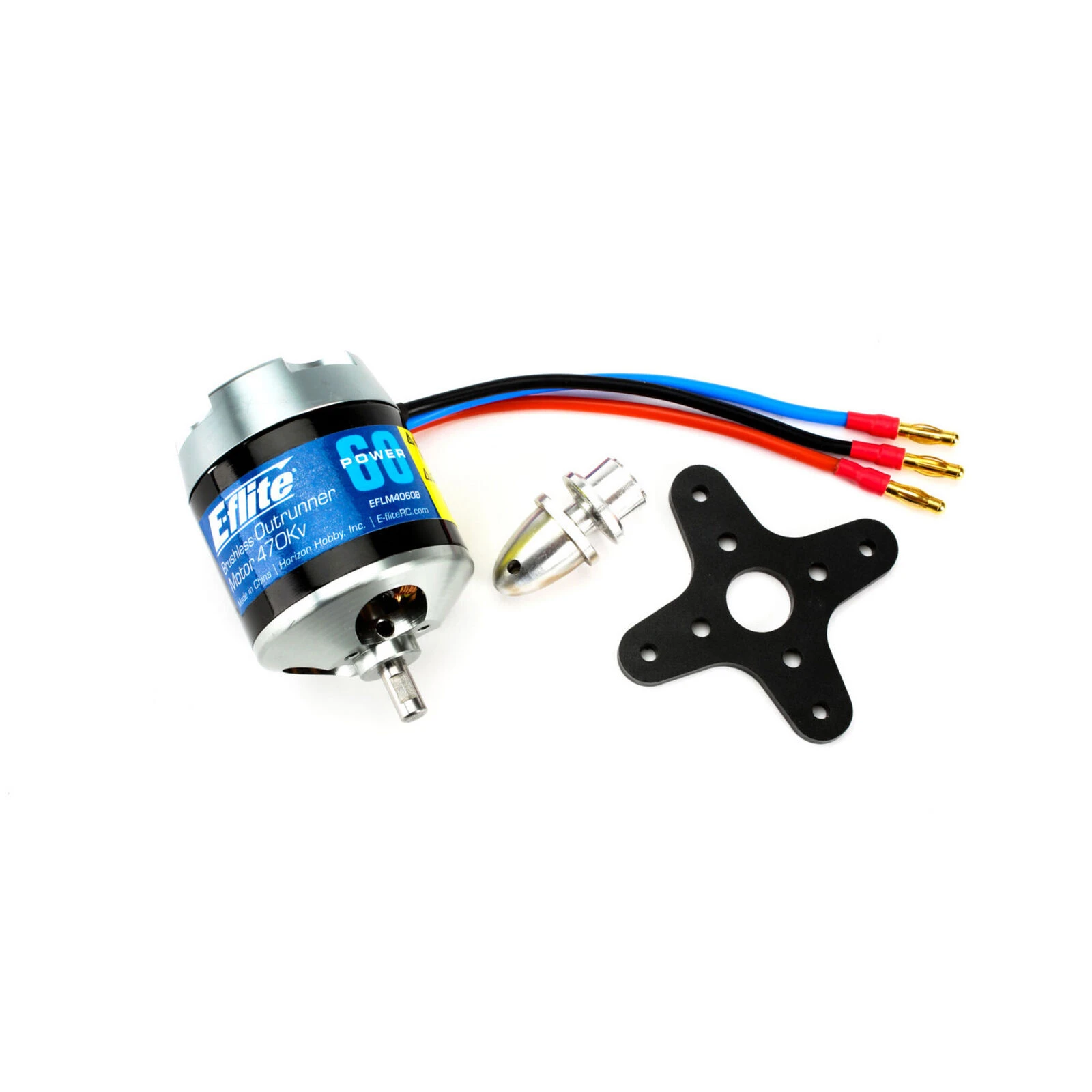 E-Flite Power 60 Brushless Outrunner Motor, 470Kv, 4mm Bullet 3 E-Flite Power 60 Brushless Outrunner Motor, 470Kv, 4mm Bullet