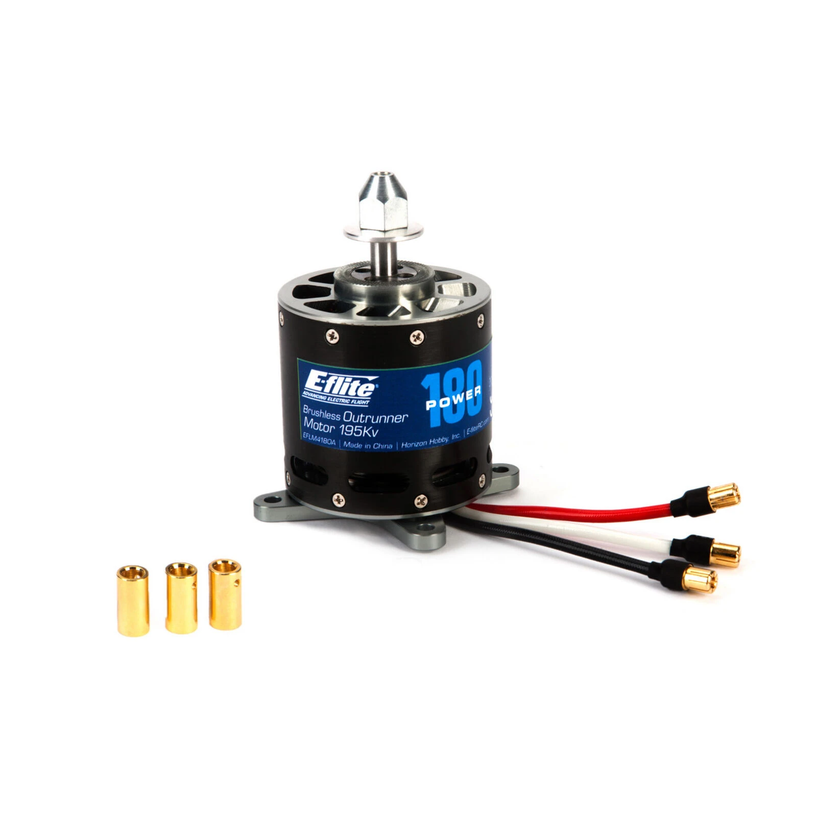 E-Flite Power 180 Brushless Outrunner Motor, 195Kv: 6.5mm Bullet 2 E-Flite Power 180 Brushless Outrunner Motor, 195Kv: 6.5mm Bullet