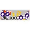 FMS Decal Sheet: P51D Red Tail 1400mm V7 -E-Flite-shop FMMSU131RT A0 NH7UPQGB