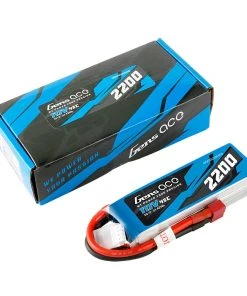 Gens Ace 2200mAh 3S 11.1V 45C, LiPo Soft Pack: Deans -E-Flite-shop GEA3S220045D A4 GRBJUR26