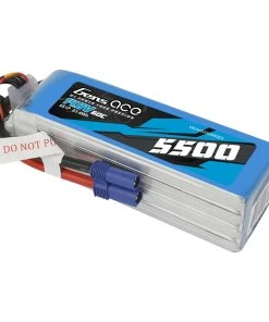 Gens Ace 14.8V 5500mAh 4S 60C Lipo: EC5 -E-Flite-shop GEA4S550060E5 A2 ZM5ASX4U