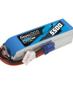 Gens Ace 14.8V 5500mAh 4S 60C Lipo: EC5 -E-Flite-shop GEA4S550060E5 A3 ZM5ASX4U