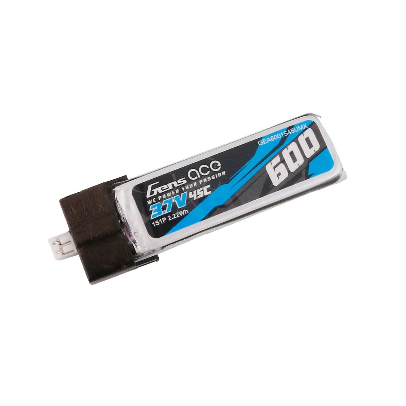 Gens Ace 3.7V 600mAh 1S 45C Lipo Battery: JST-PHR 5 Gens Ace 3.7V 600mAh 1S 45C Lipo Battery: JST-PHR - Image 3