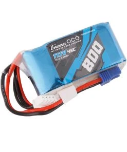 Gens Ace 11.1V 800mAh 3S 45C Lipo Battery: EC2