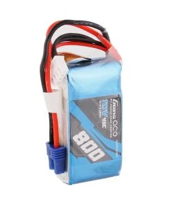Gens Ace 11.1V 800mAh 3S 45C Lipo Battery: EC2 -E-Flite-shop GEA8003S45E2 A3 KKSP46BQ