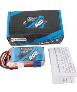 Gens Ace 11.1V 800mAh 3S 45C Lipo Battery: EC2 -E-Flite-shop GEA8003S45E2 A4 KKSP46BQ