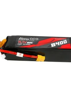 Gens Ace 11.1V 8400mAh 3S2P 60C LiPo Battery: XT60 -E-Flite-shop GEA84003S60X6 A4 FHRE782P
