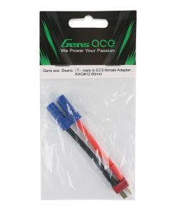 Gens Ace Deans Male To EC5 Female Adapter Cable -E-Flite-shop GEADM2E5F A2 VD8PPT1S