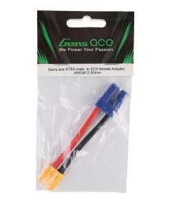 Gens Ace XT60 Male To EC5 Female Adapter Cable -E-Flite-shop GEAX6M2E5F A2 FIGPZ56L