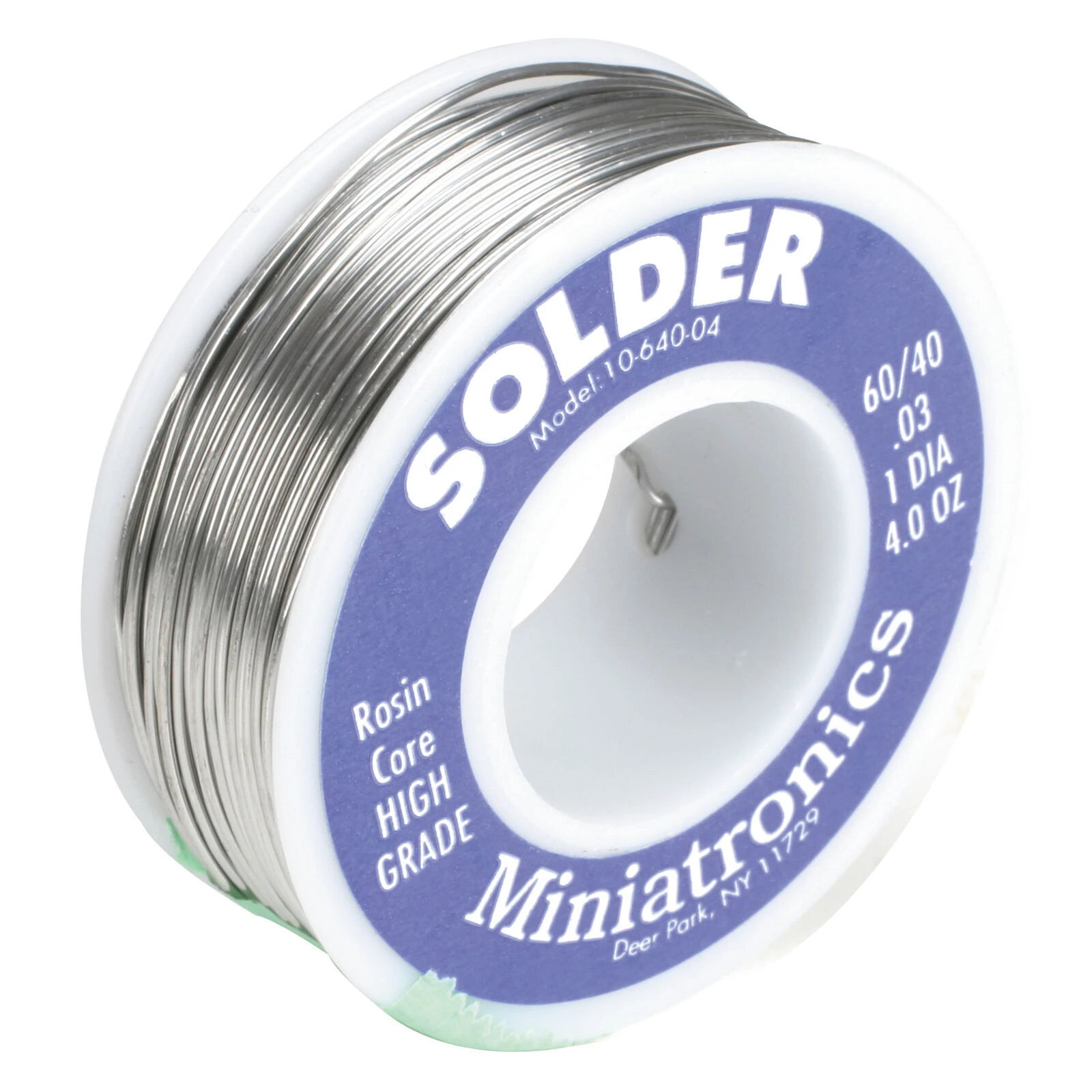 Miniatronics Corp Rosin Core Solder 60/40, 4oz 3 Miniatronics Corp Rosin Core Solder 60/40, 4oz