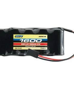 Onyx 6.0V 1600mAh NiMH 2/3A Flat Receiver Battery: Universal Receiver