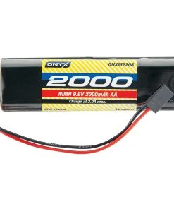 Onyx 9.6V 2000mAh AA NiMH Square Transmitter Battery: Universal Receiver