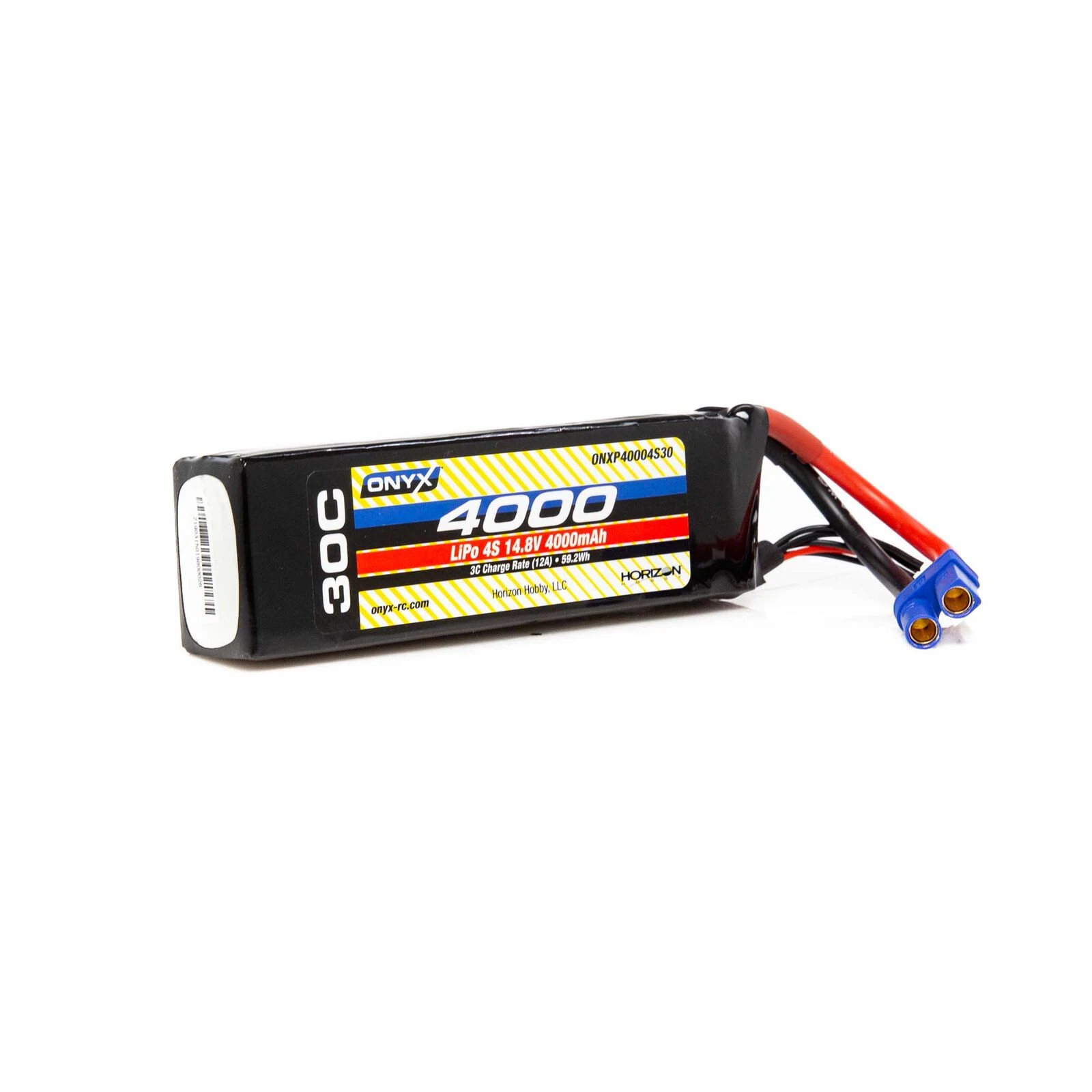 Onyx 14.8V 4000mAh 4S 30C LiPo Battery: EC5 3 Onyx 14.8V 4000mAh 4S 30C LiPo Battery: EC5