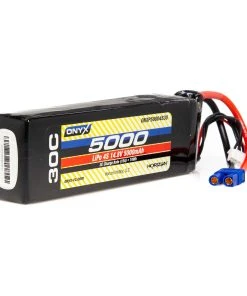 Onyx 14.8V 5000mAh 4S 30C LiPo Battery: EC3