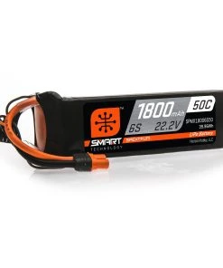 Spektrum 22.2V 1800mAh 6S 50C Smart LiPo Battery: IC3