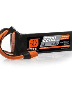Spektrum 14.8V 2200mAh 4S 100C Smart LiPo Battery: IC3