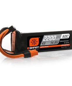 Spektrum 14.8V 2200mAh 4S 50C Smart LiPo Battery: IC3