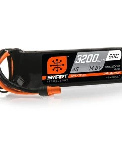 Spektrum 14.8V 3200mAh 4S 50C Smart LiPo Battery: IC3