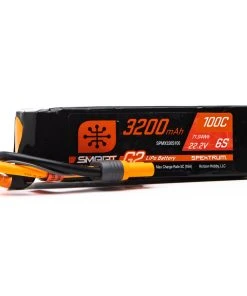 Spektrum 22.2V 3200mAh 6S 100C Smart G2 LiPo Battery: IC5
