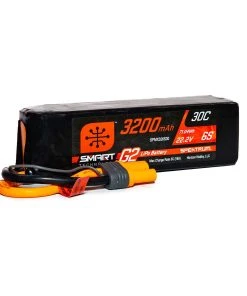 Spektrum 22.2V 3200mAh 6S 30C Smart G2 LiPo Battery: IC5