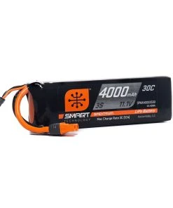 Spektrum 11.1V 4000mAh 3S 30C Smart LiPo Battery: IC3