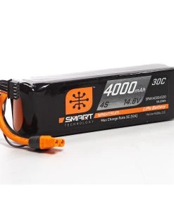 Spektrum 14.8V 4000mAh 4S 30C Smart LiPo Battery: IC3