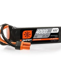 Spektrum 22.2V 4000mAh 6S 50C Smart LiPo Battery: IC5