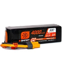 Spektrum 22.2V 4000mAh 6S 50C Smart G2 LiPo Battery: IC5
