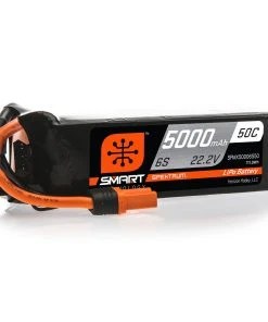 Spektrum 22.2V 5000mAh 6S 50C Smart LiPo Battery: IC5