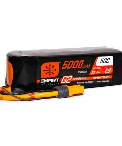 Spektrum 22.2V 5000mAh 6S 50C Smart G2 LiPo Battery: IC5